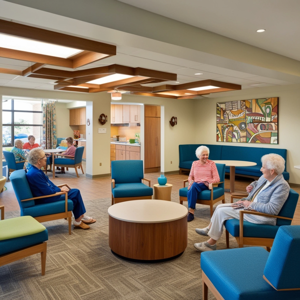 Nursing Home Interior Design Ideas - Best solution from Paintit.ai - 3