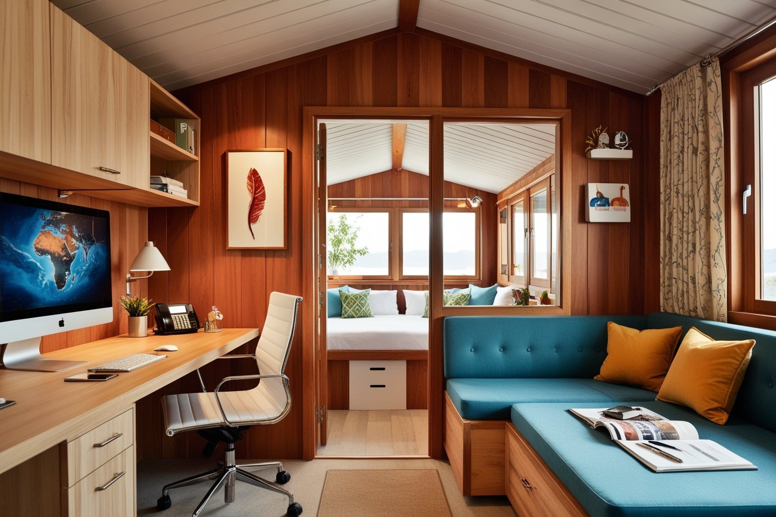 Top Office Cabin Interior Design Ideas - Transform Your Workspace | Paintit.ai - 1