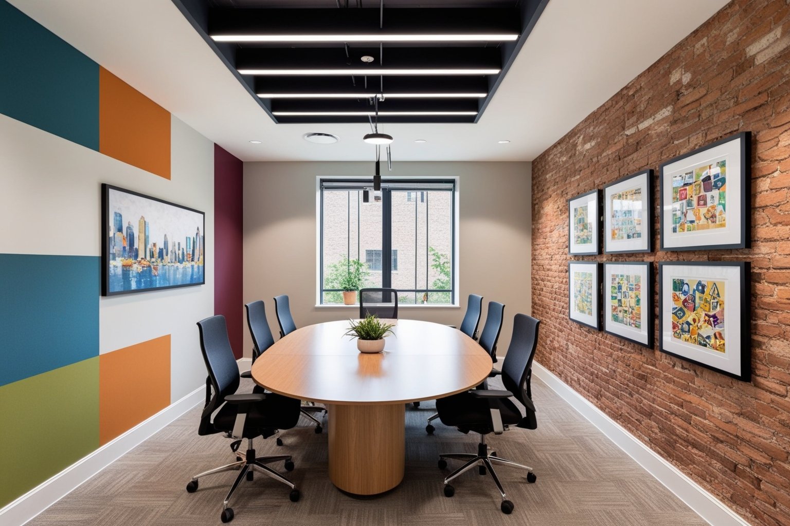 Best Office Interior Wall Design Ideas - Transform Your Workspace | Paintit.ai - 1