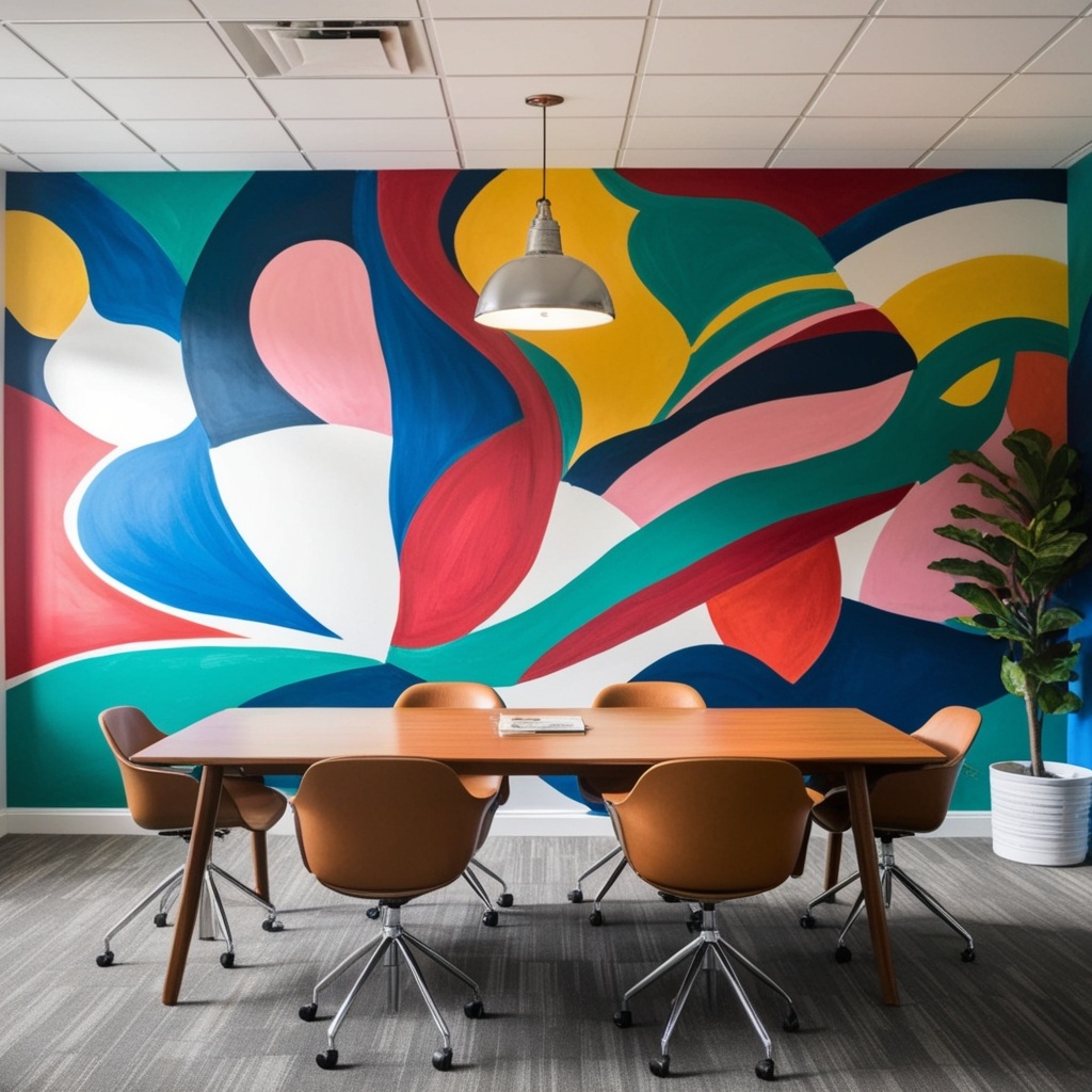 Best Office Interior Wall Design Ideas - Transform Your Workspace | Paintit.ai - 3