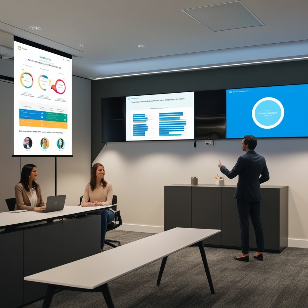 Best Office Interior Wall Design Ideas - Transform Your Workspace | Paintit.ai - 33