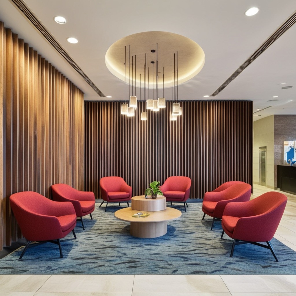 Best Office Reception Interior Design Ideas - Get Inspired | Paintit.ai - 19