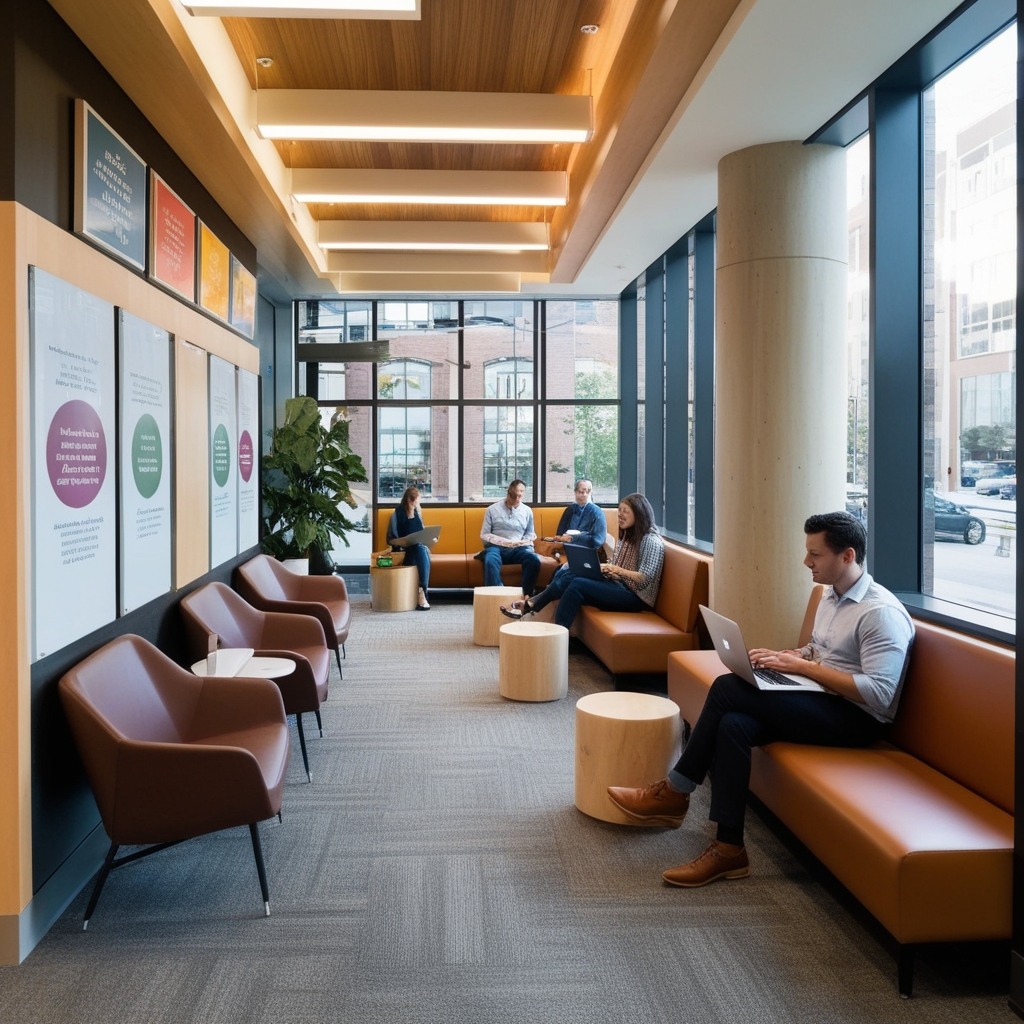 Best Office Reception Interior Design Ideas - Get Inspired | Paintit.ai - 23