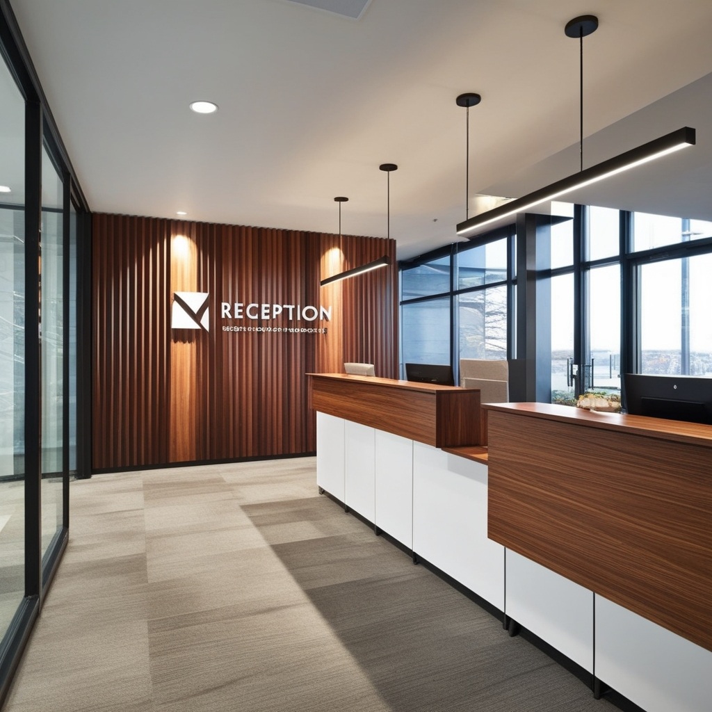Best Office Reception Interior Design Ideas - Get Inspired | Paintit.ai - 7