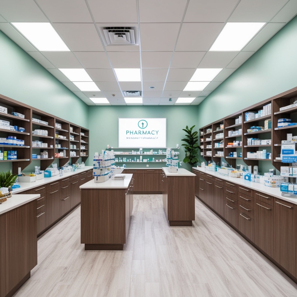 Top Pharmacy Interior Design Ideas - Transform Your Space | Paintit.ai - 2