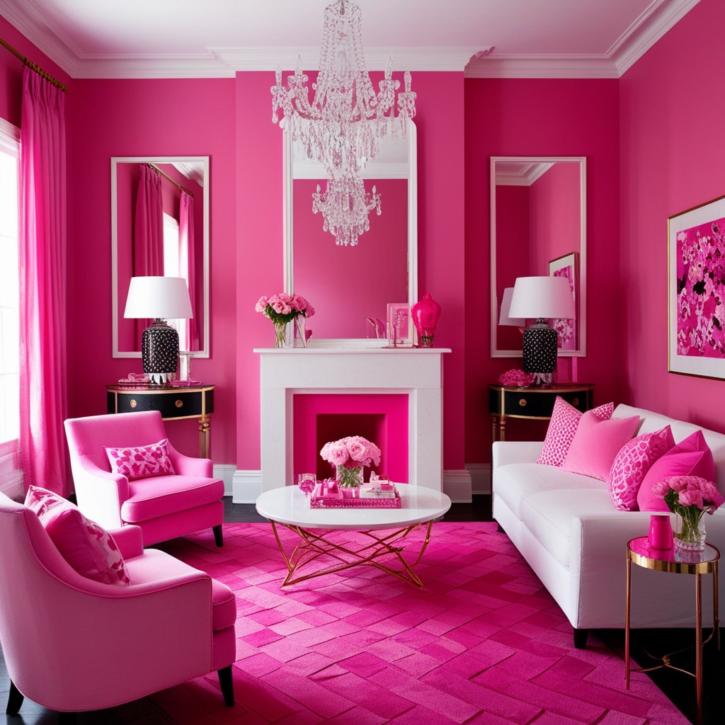 Pink Interior Design Ideas - Best solution from Paintit.ai - 5