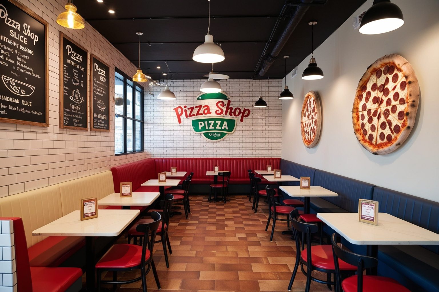 Best Pizza Shop Interior Design Ideas - Get Inspired | Paintit.ai - 1