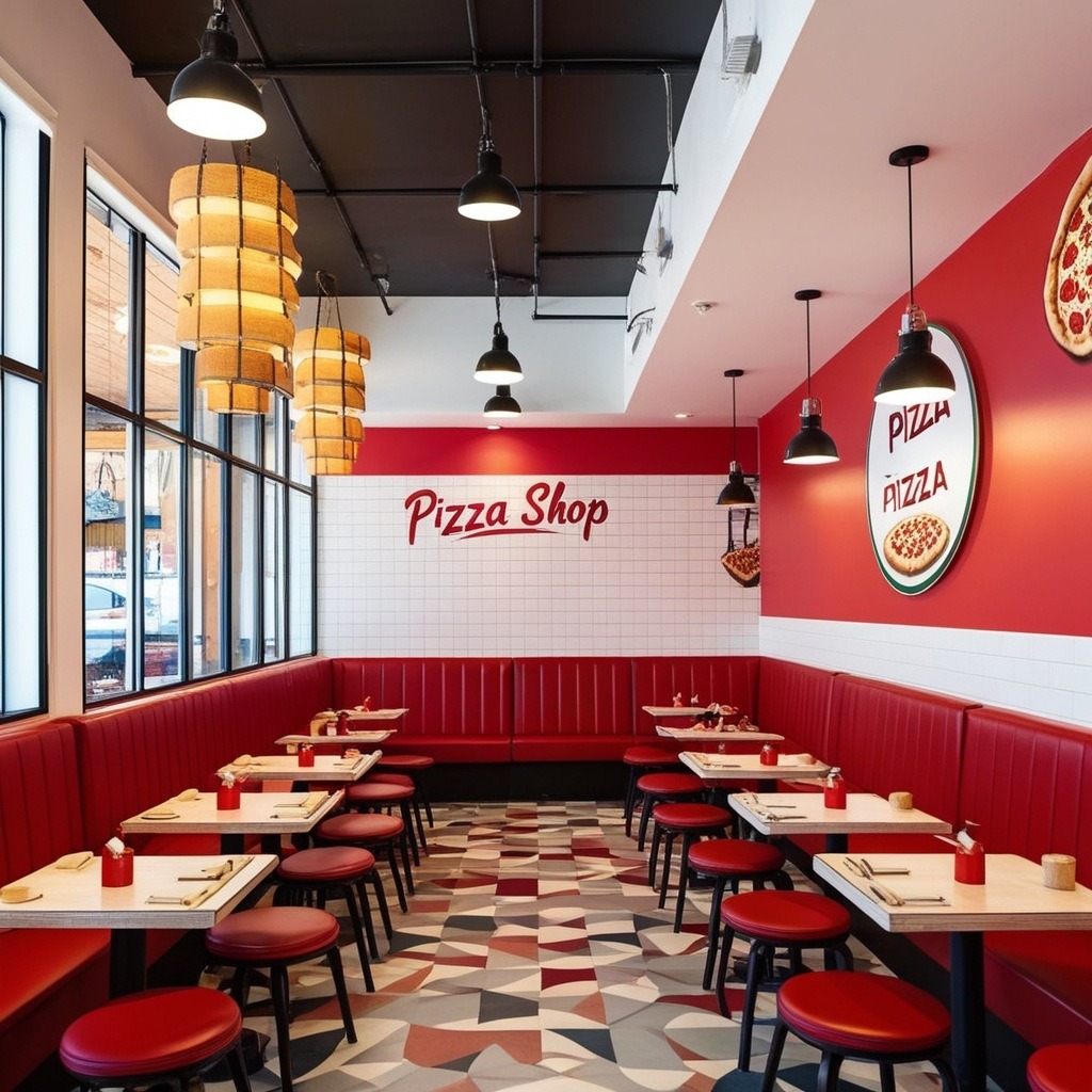 Best Pizza Shop Interior Design Ideas - Get Inspired | Paintit.ai - 2