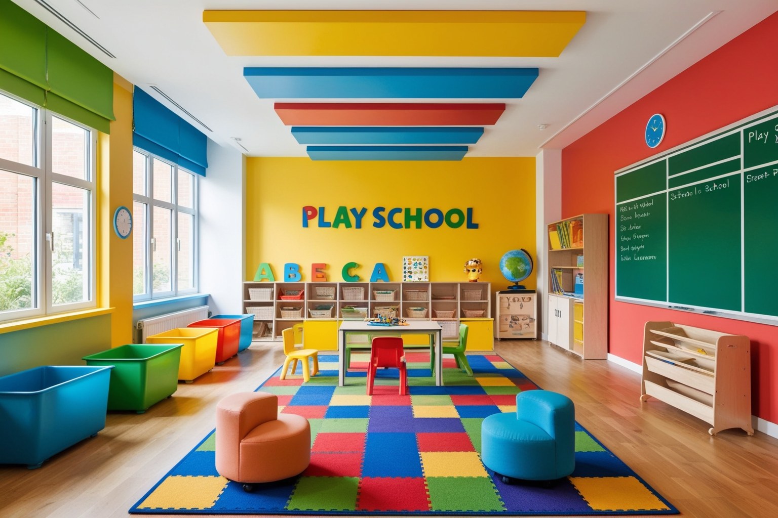 Best Play School Interior Design Ideas - Explore Creative Solutions | Paintit.ai - 1