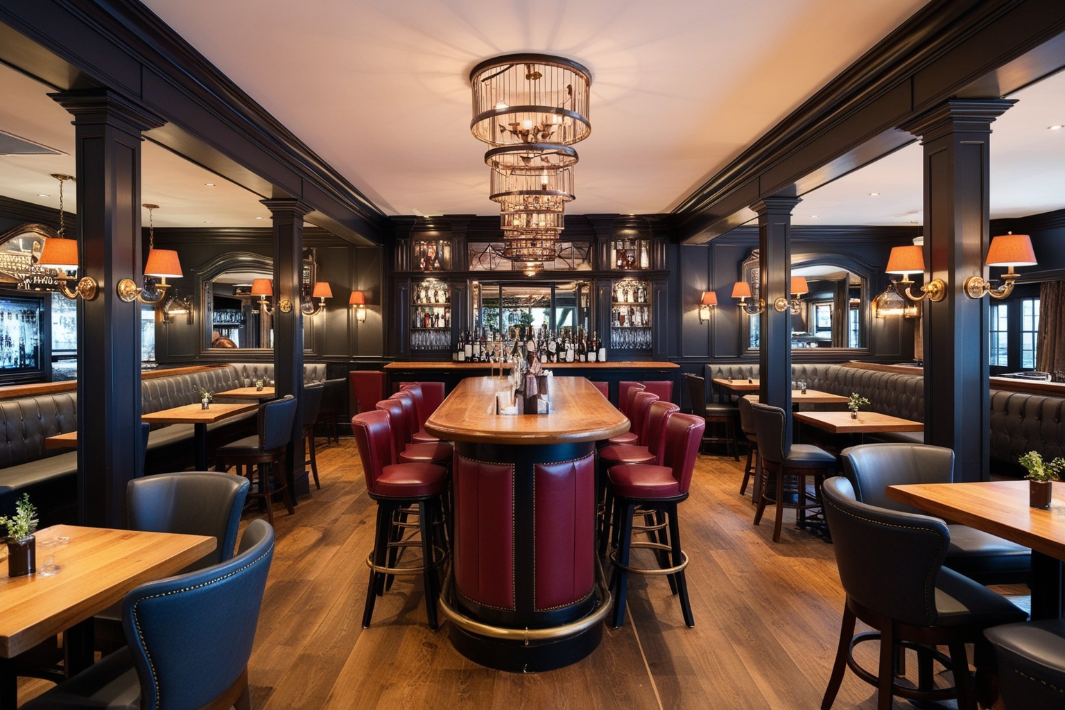 Pub Interior Design Ideas - Best solution from Paintit.ai - 1