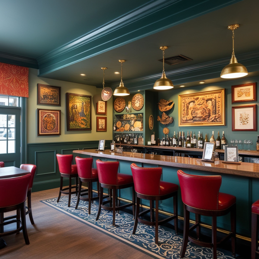 Pub Interior Design Ideas - Best solution from Paintit.ai - 3