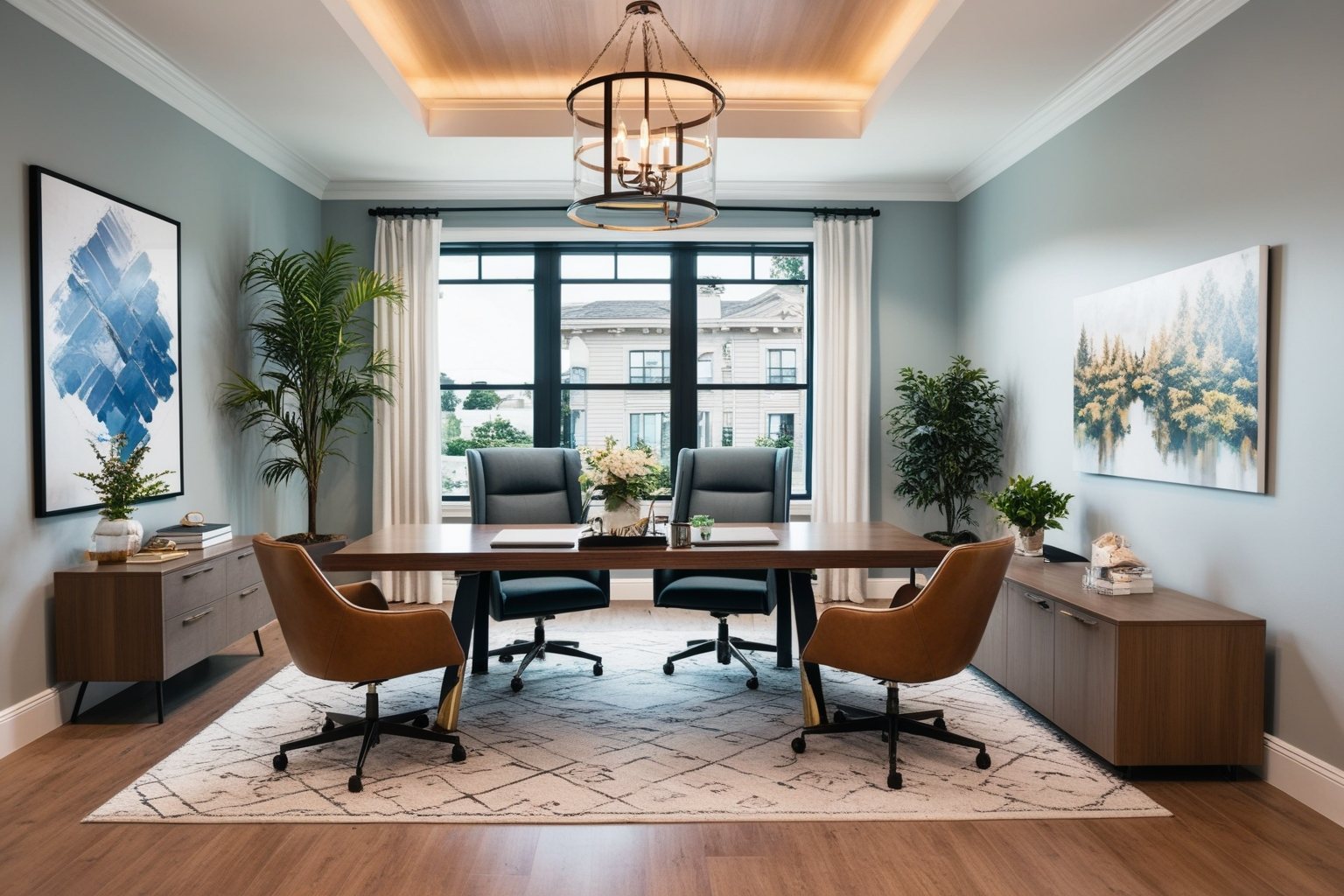 Best Real Estate Office Interior Design Ideas - Transform Your Workspace | Paintit.ai - 1