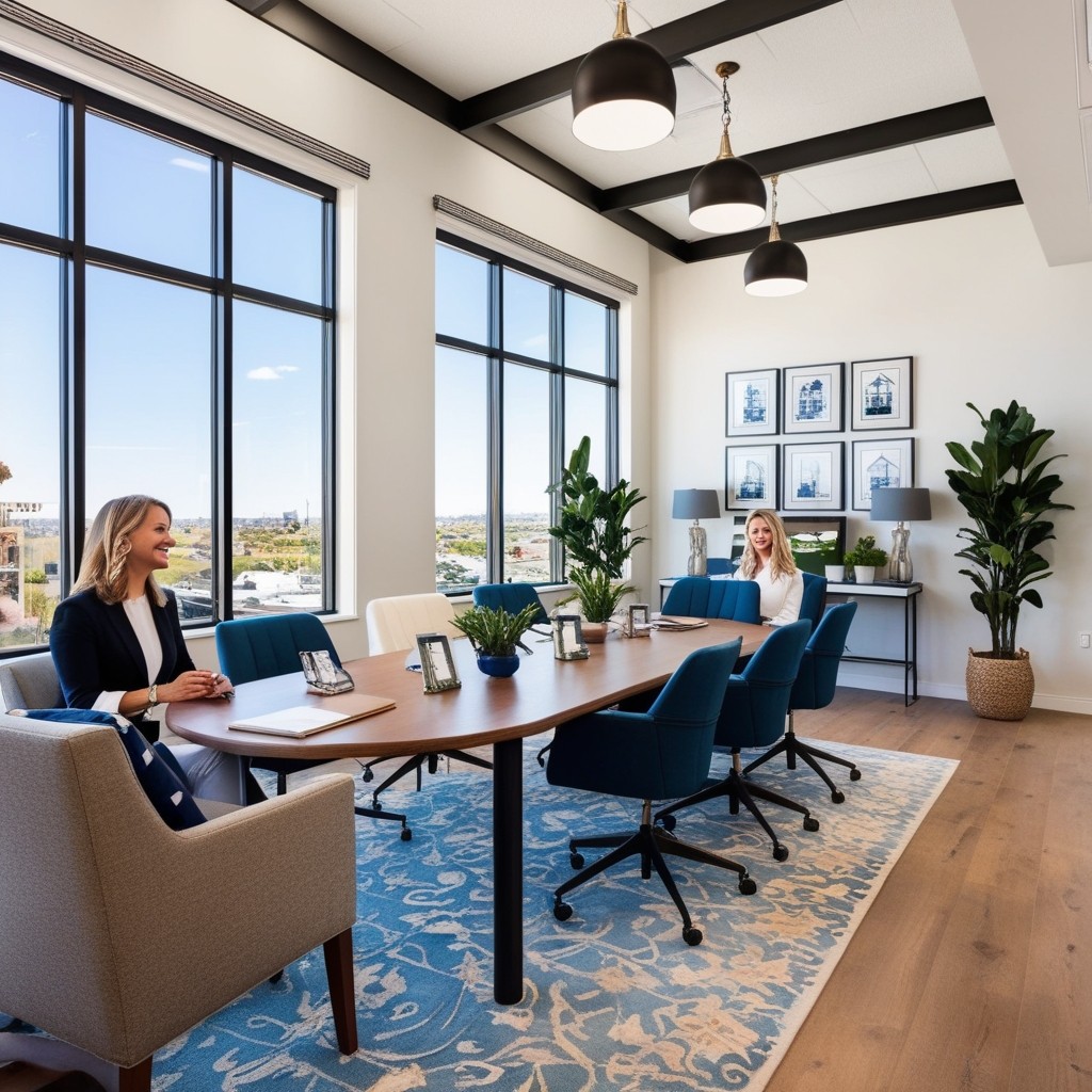 Best Real Estate Office Interior Design Ideas - Transform Your Workspace | Paintit.ai - 2