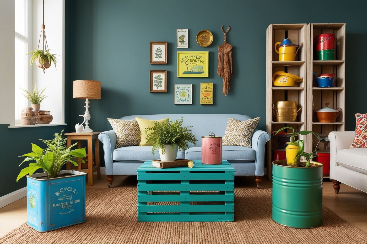 Top Recycled Interior Design Ideas - Refresh Your Space | Paintit.ai - 1