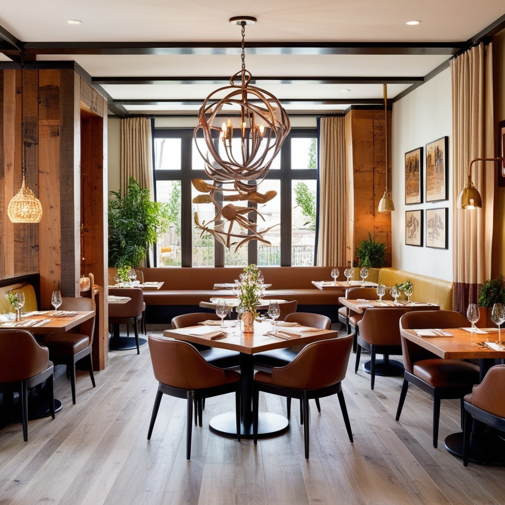 Restaurant Interior Design Ideas - Best solution from Paintit.ai - 7