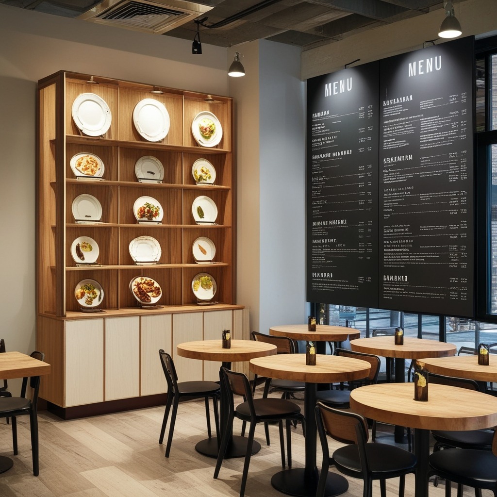Best Restaurant Interior Wall Design Ideas - Get Inspired Now | Paintit.ai - 14