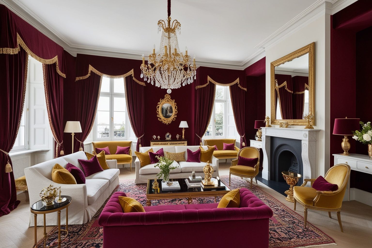 Best Royal Interior Design Ideas - Explore Luxury Now | Paintit.ai - 1