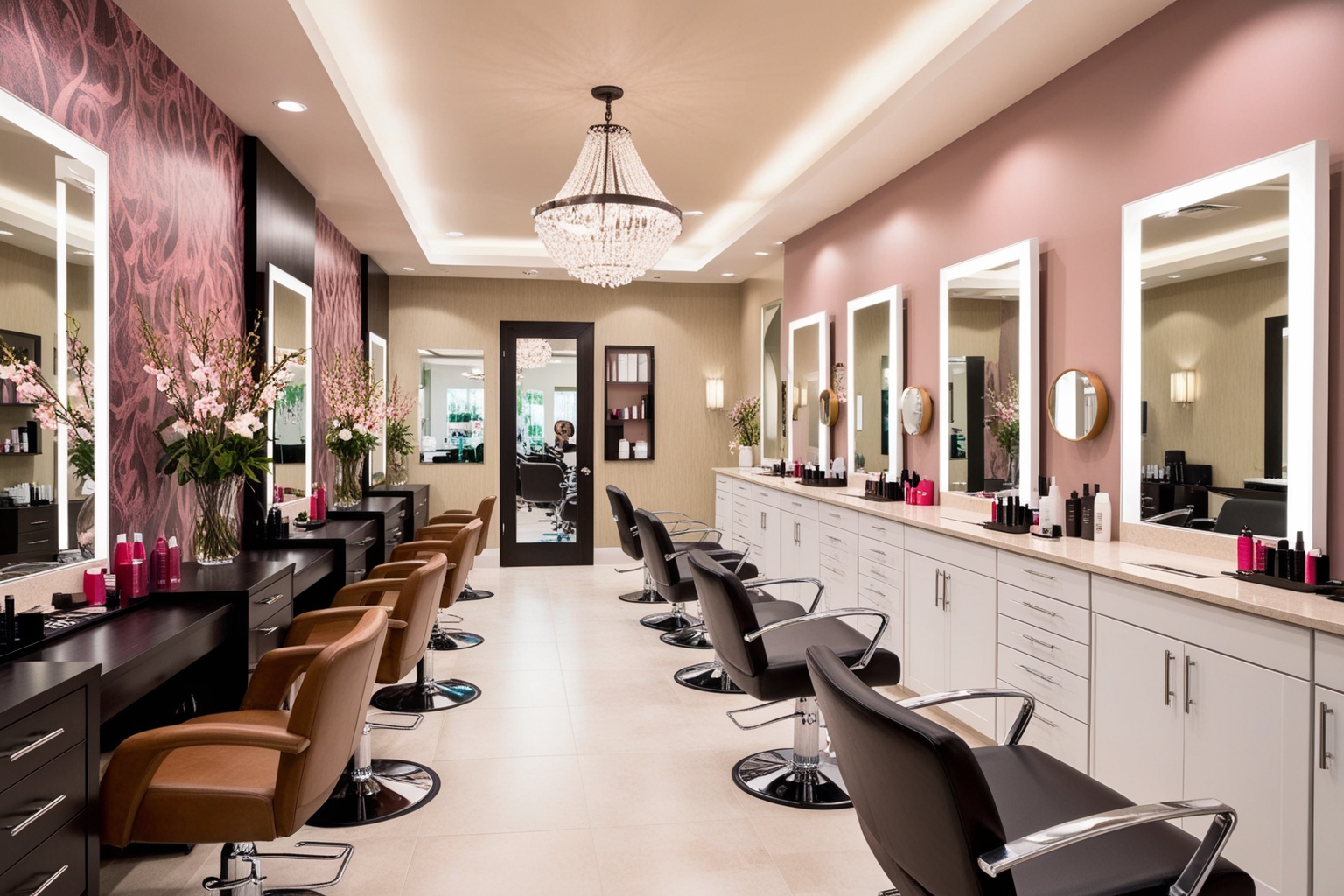 Salon Interior Design Ideas - Best solution from Paintit.ai - 1