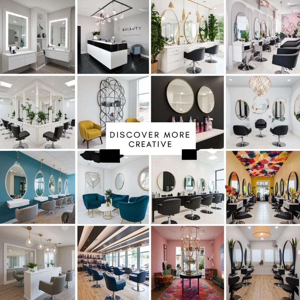 Salon Interior Design Ideas - Best solution from Paintit.ai - 9
