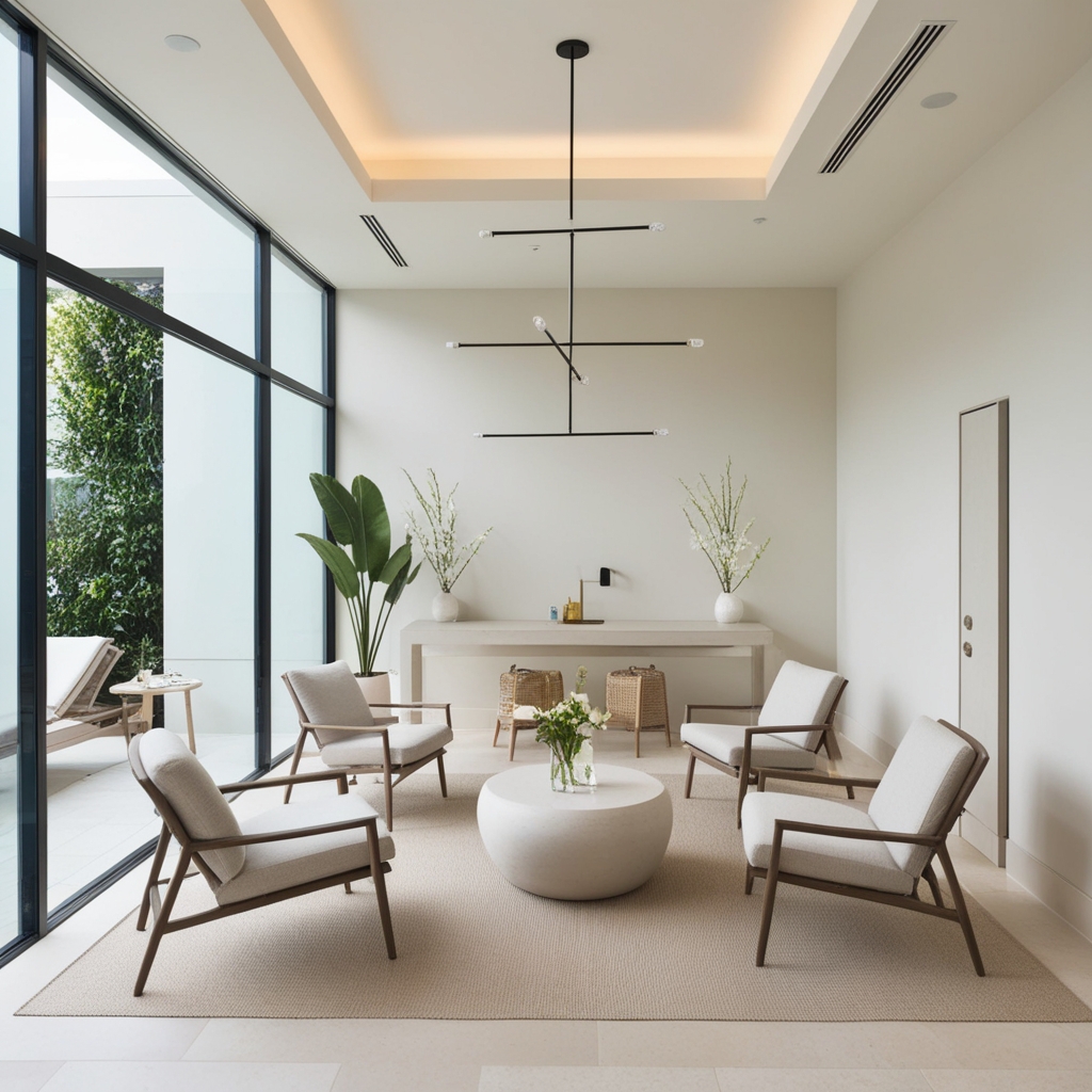 Salon Interior Design Ideas - Best solution from Paintit.ai - 3