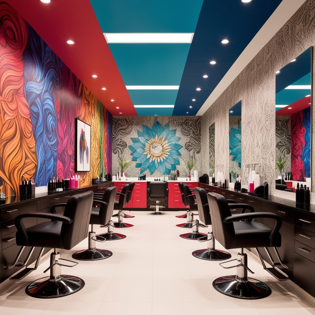 Salon Interior Design Ideas - Best solution from Paintit.ai - 7
