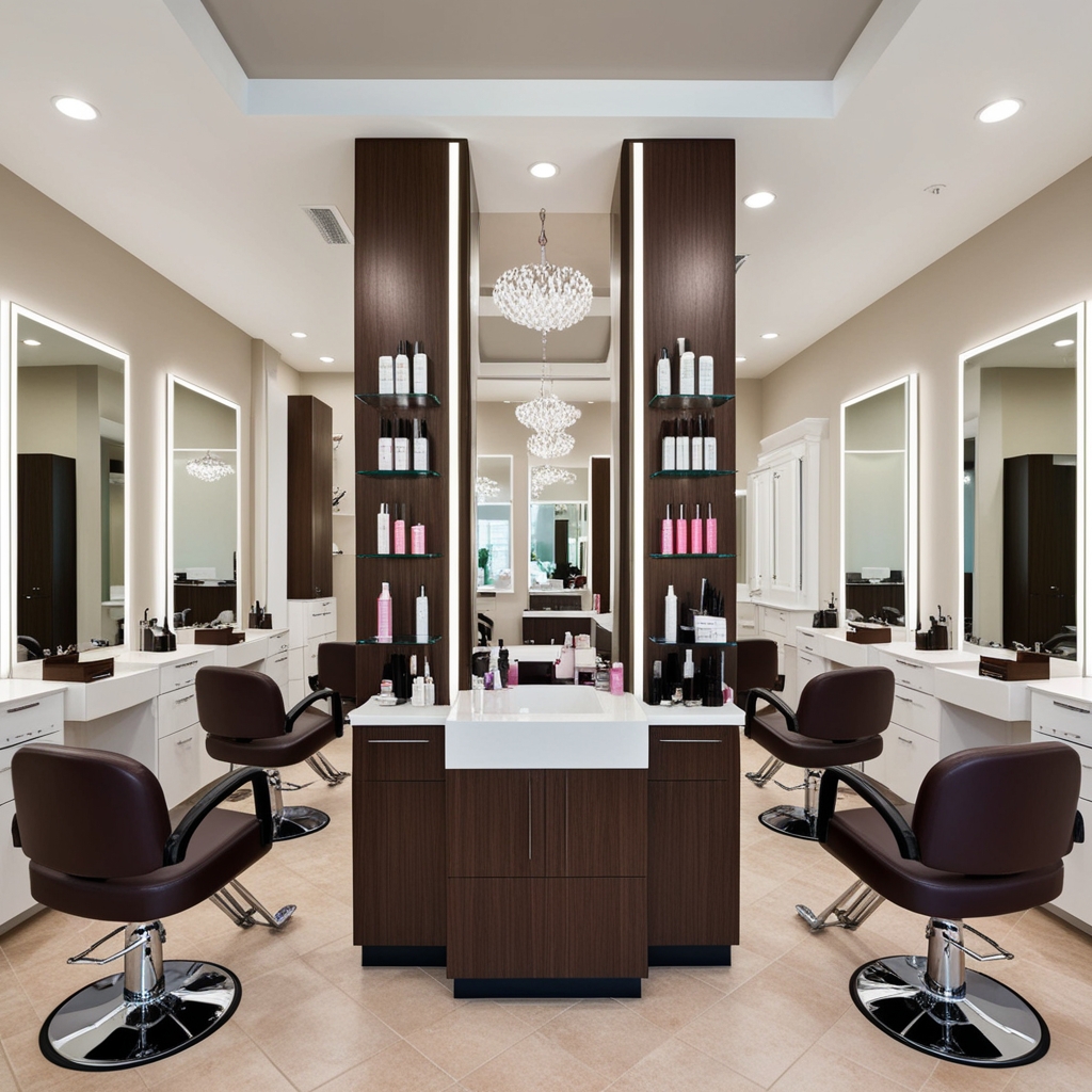 Salon Interior Design Ideas - Best solution from Paintit.ai - 8