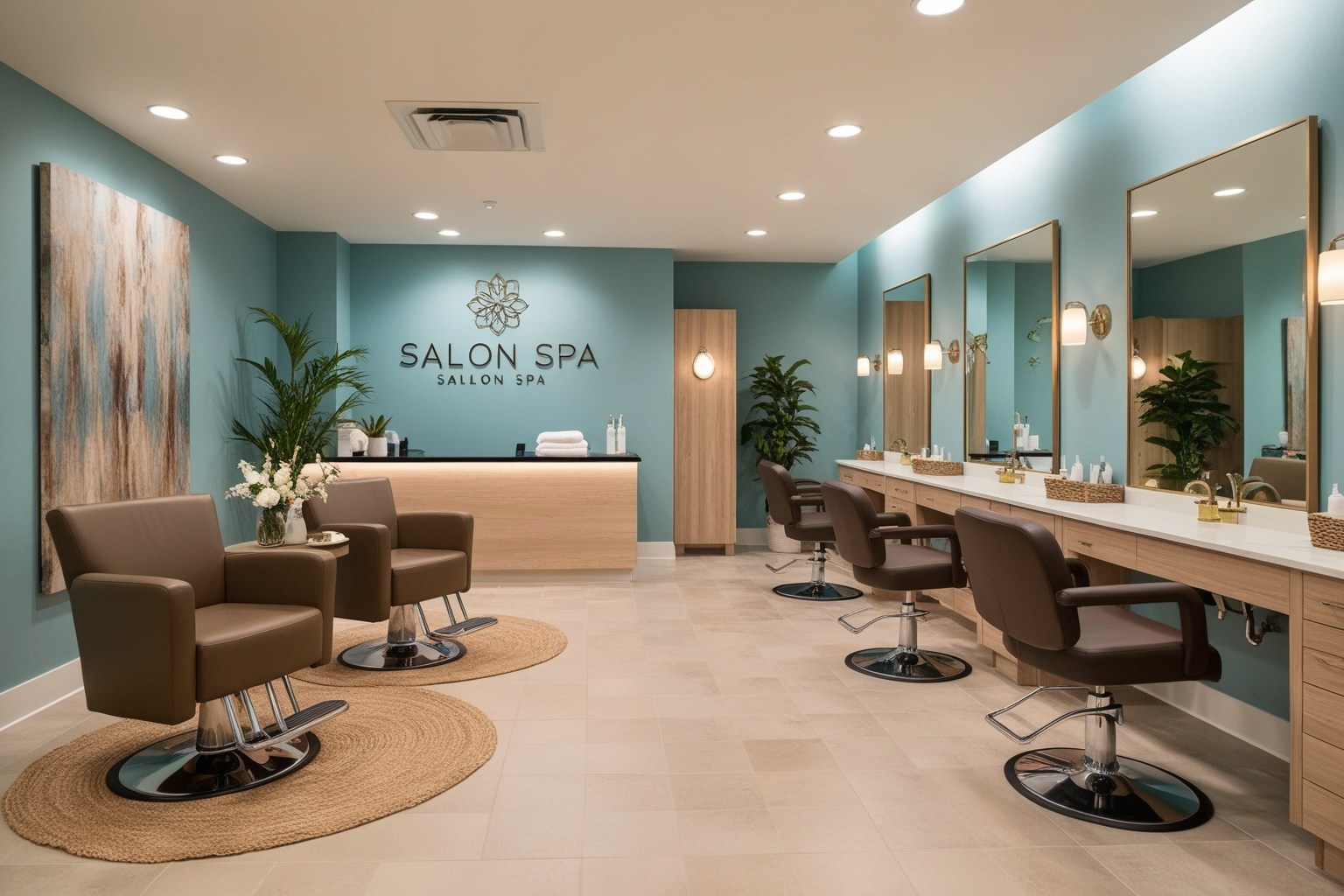 Top Salon Spa Interior Design Ideas - Discover the Best Inspiration | Paintit.ai - 1