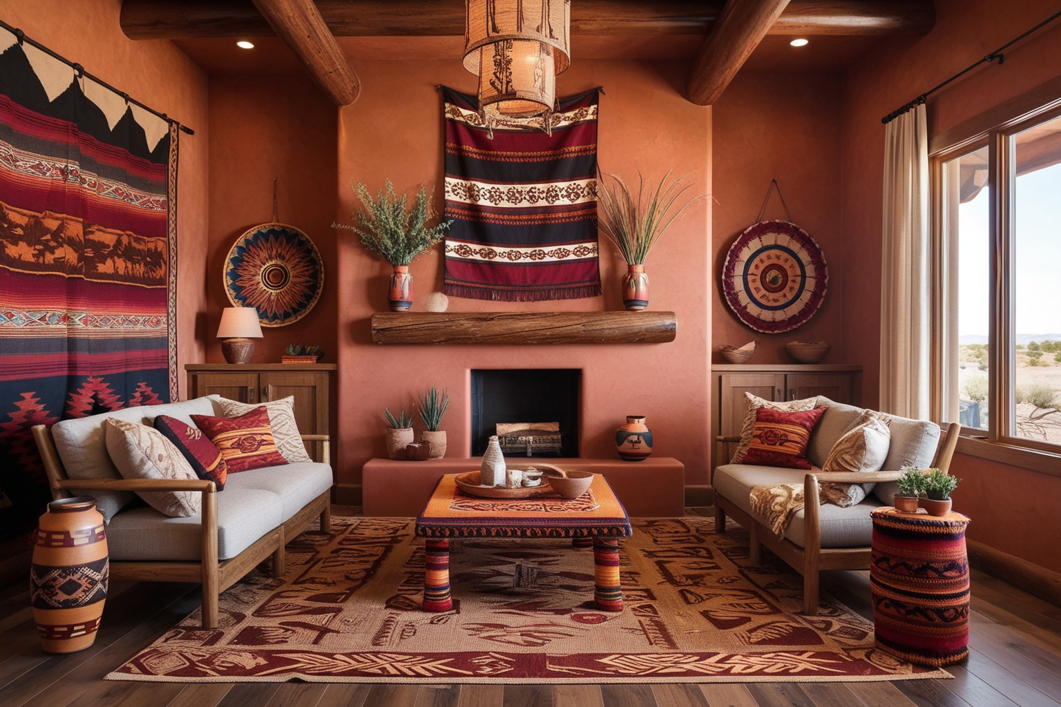 Santa Fe Interior Design Ideas - Best solution from Paintit.ai - 1