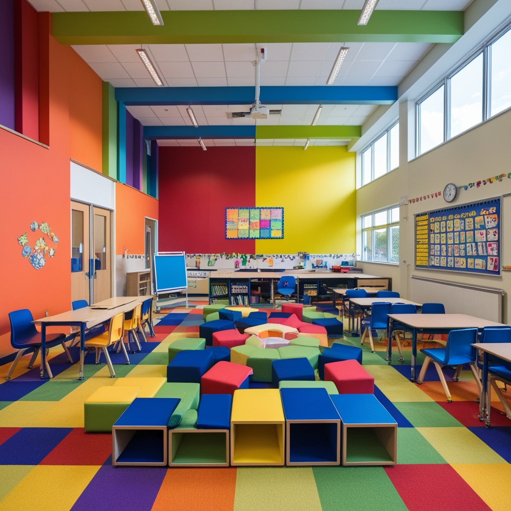 Primary School Interior Design Ideas - Best solution from Paintit.ai - 2