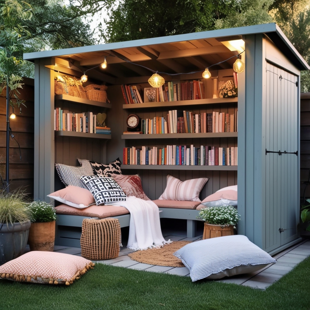 Shed Interior Design Ideas - Best solution from Paintit.ai - 2