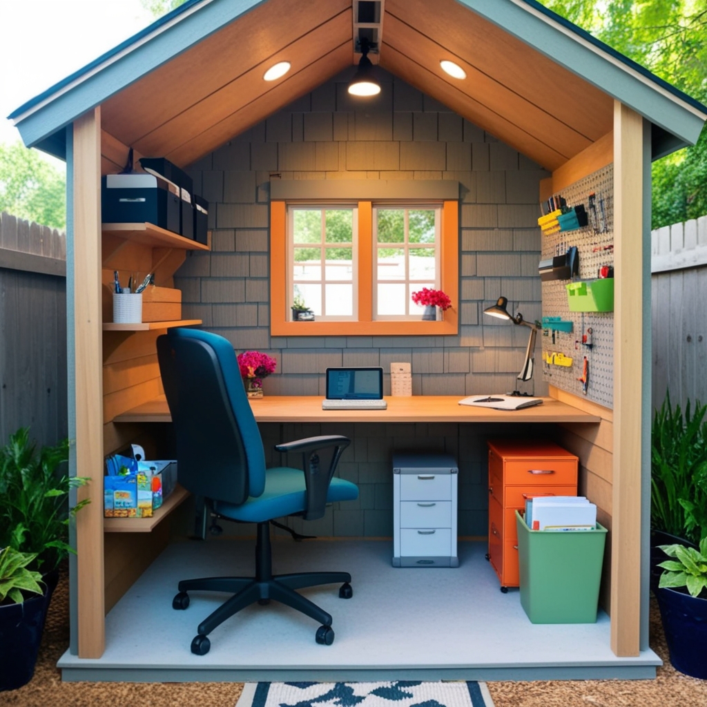 Shed Interior Design Ideas - Best solution from Paintit.ai - 3