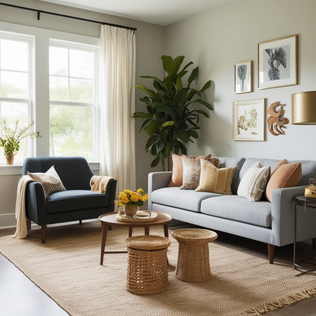 Best Simple Interior Design Ideas Living Room - Transform Your Space | Paintit.ai - 2