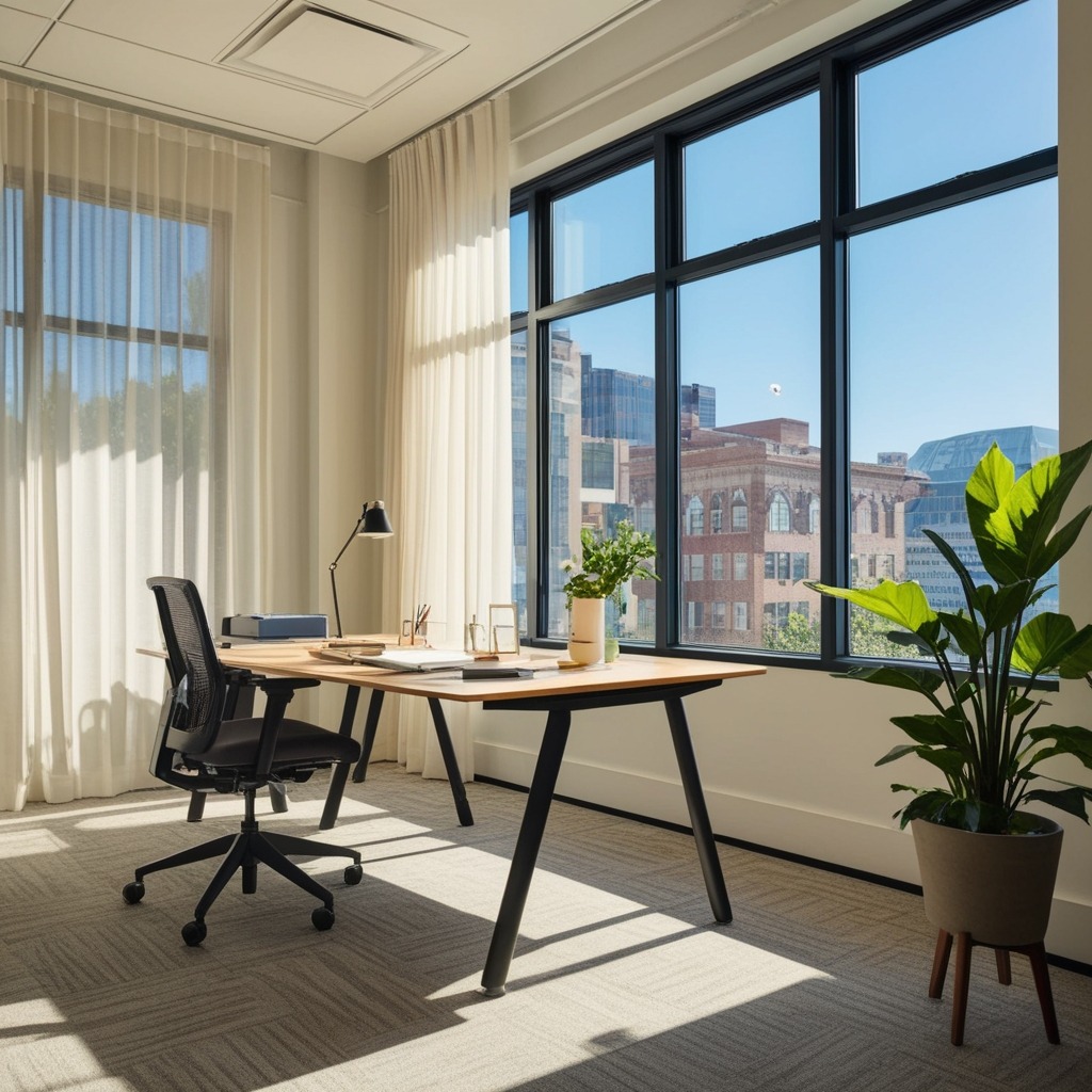 Best Simple Office Interior Design Ideas - Boost Your Workspace | Paintit.ai - 3