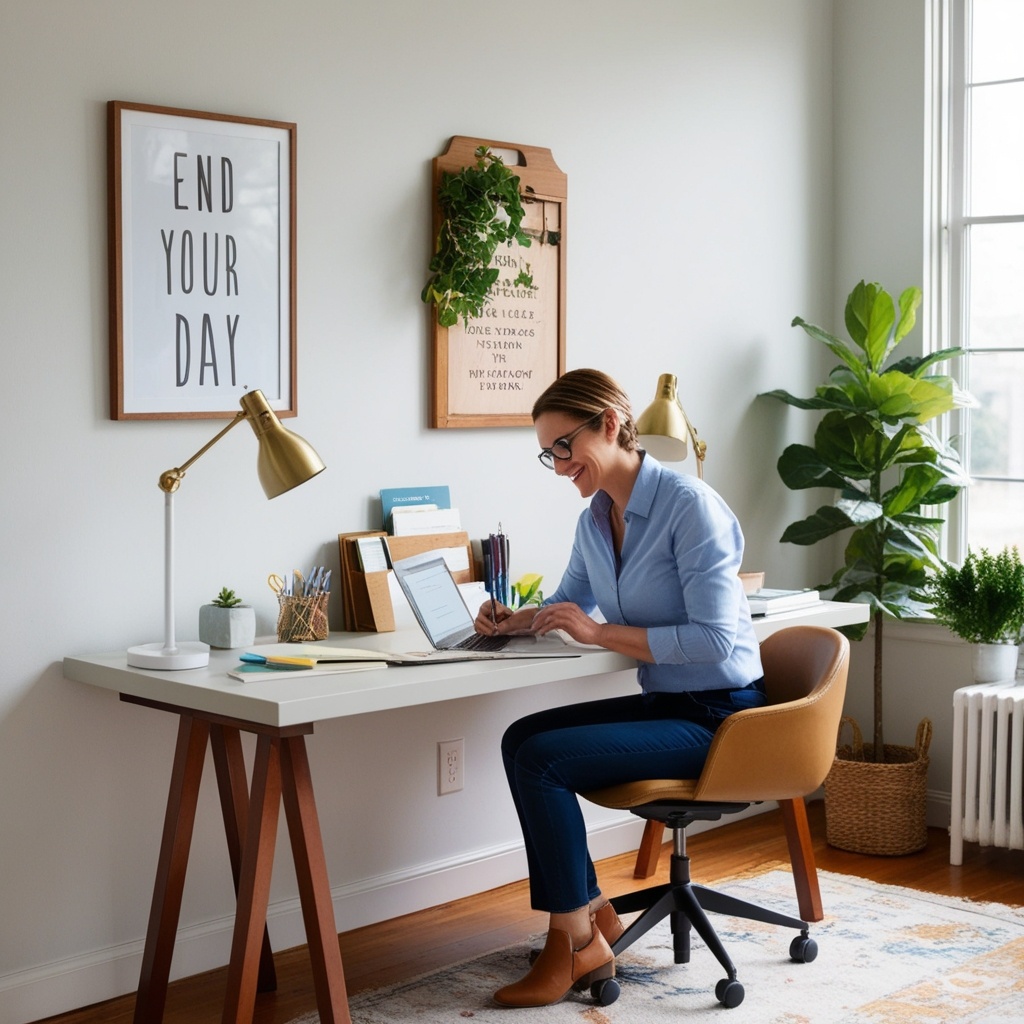 Best Simple Office Interior Design Ideas - Boost Your Workspace | Paintit.ai - 31