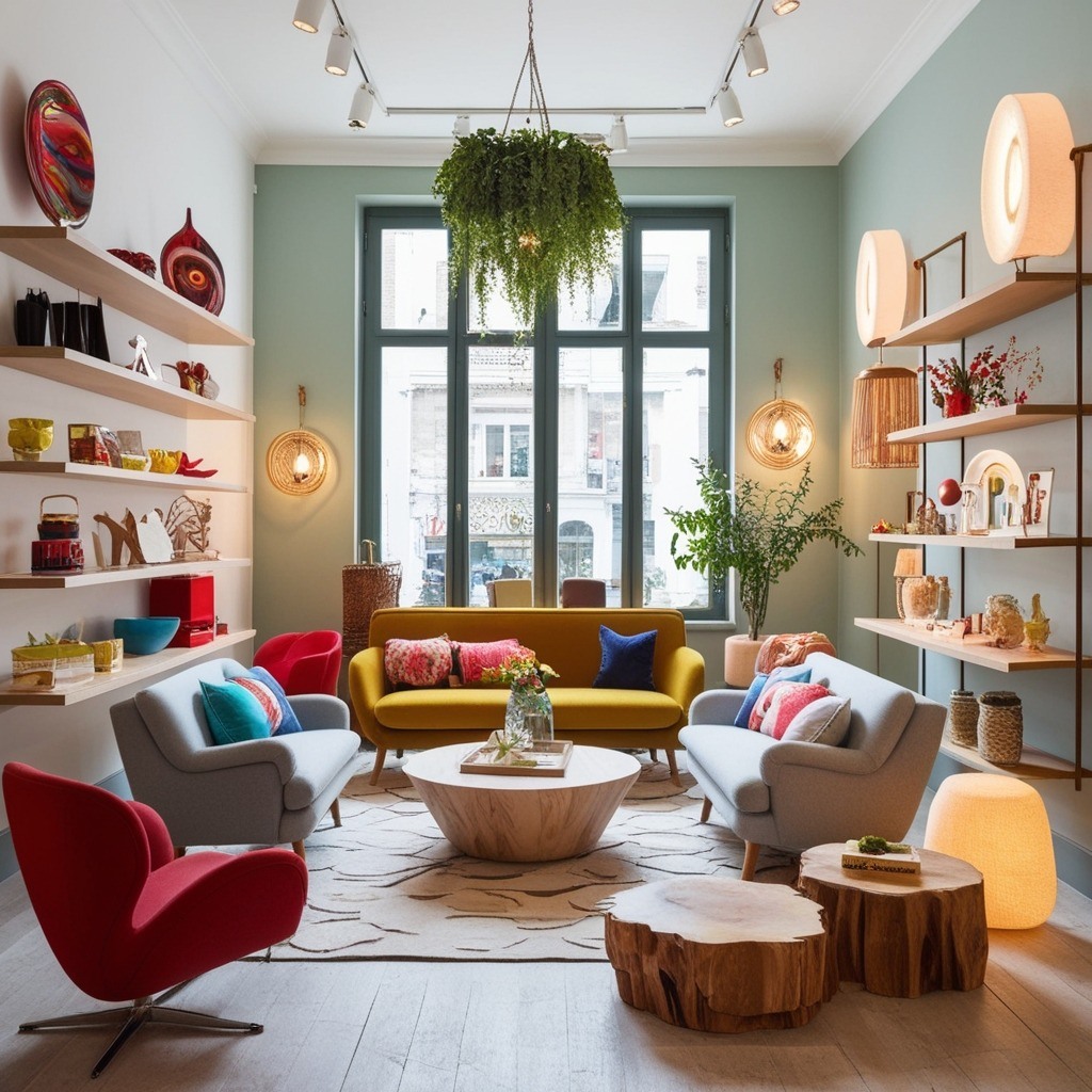 Best Small Bag Shop Interior Design Ideas - Inspire Your Store | Paintit.ai - 31