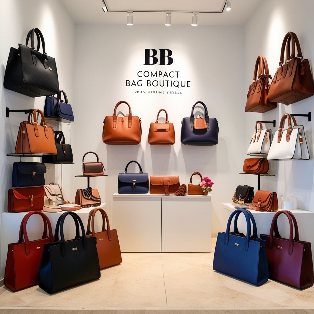 Best Small Bag Shop Interior Design Ideas - Inspire Your Store | Paintit.ai - 2