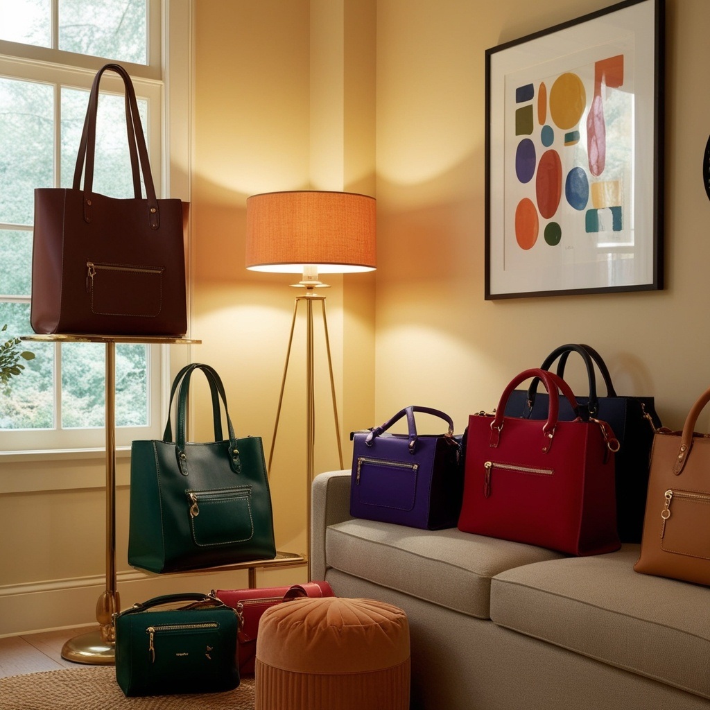 Best Small Bag Shop Interior Design Ideas - Inspire Your Store | Paintit.ai - 10