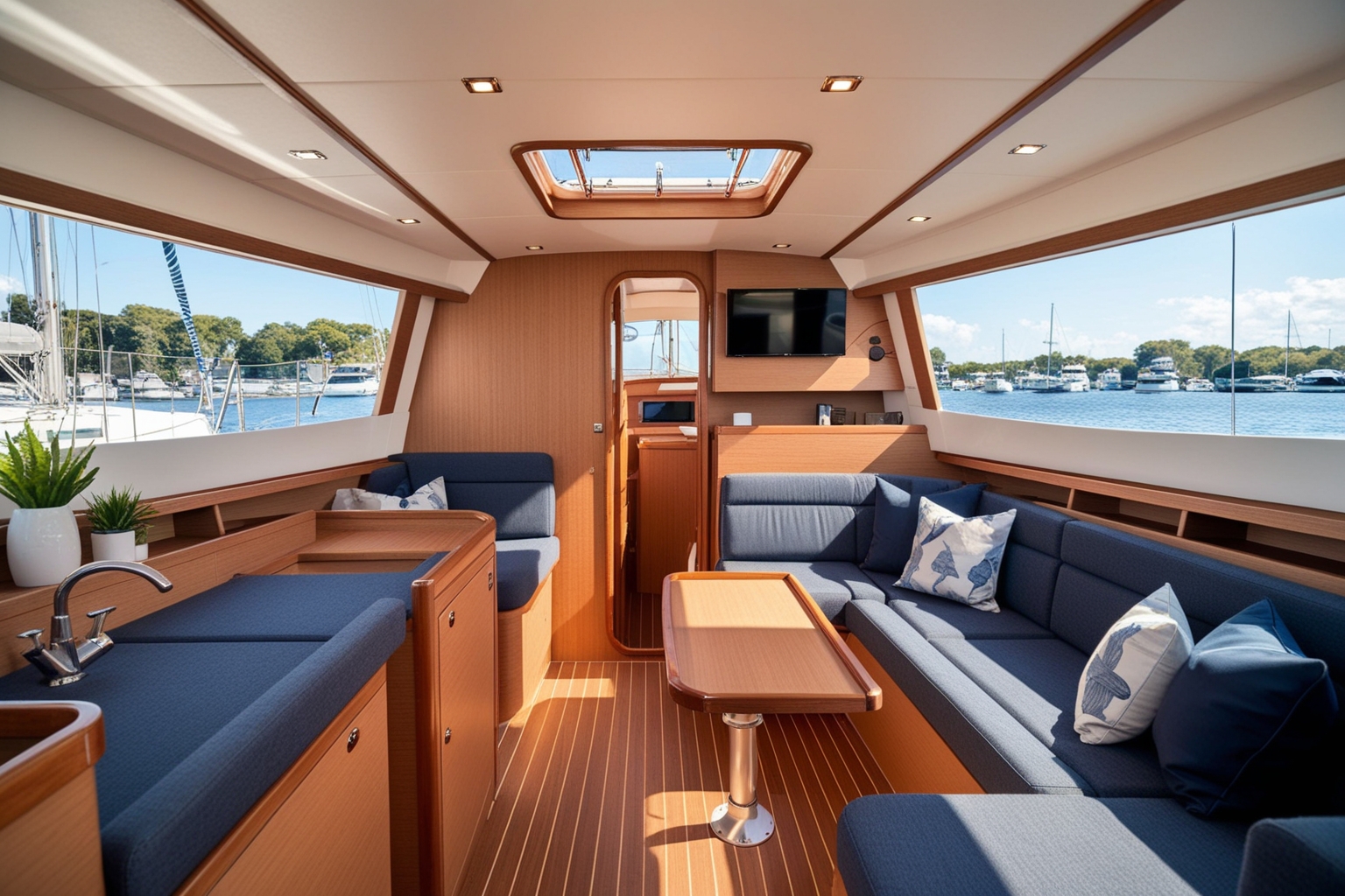 Small Boat Interior Design Ideas - Best Solution from Paintit.ai - 1