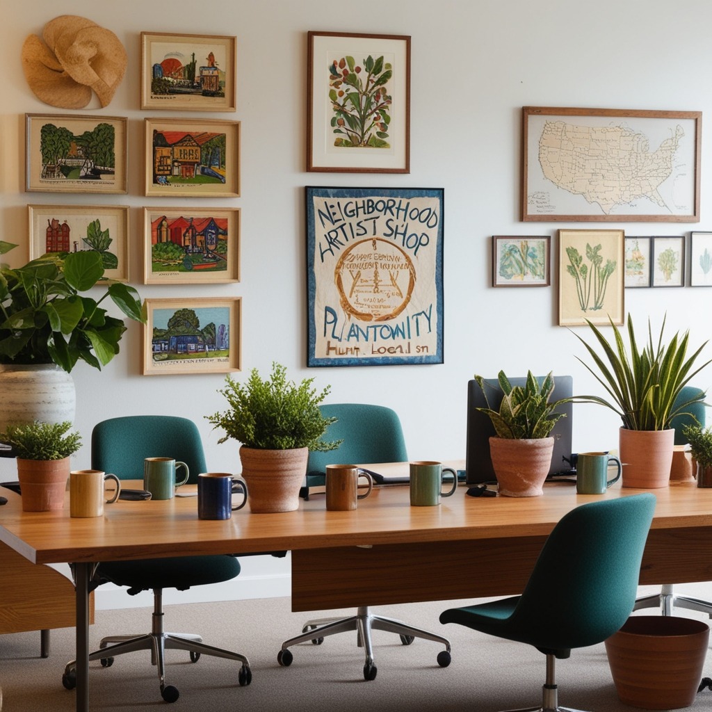 Top Small Business Office Interior Design Ideas - Transform Your Workspace | Paintit.ai - 7