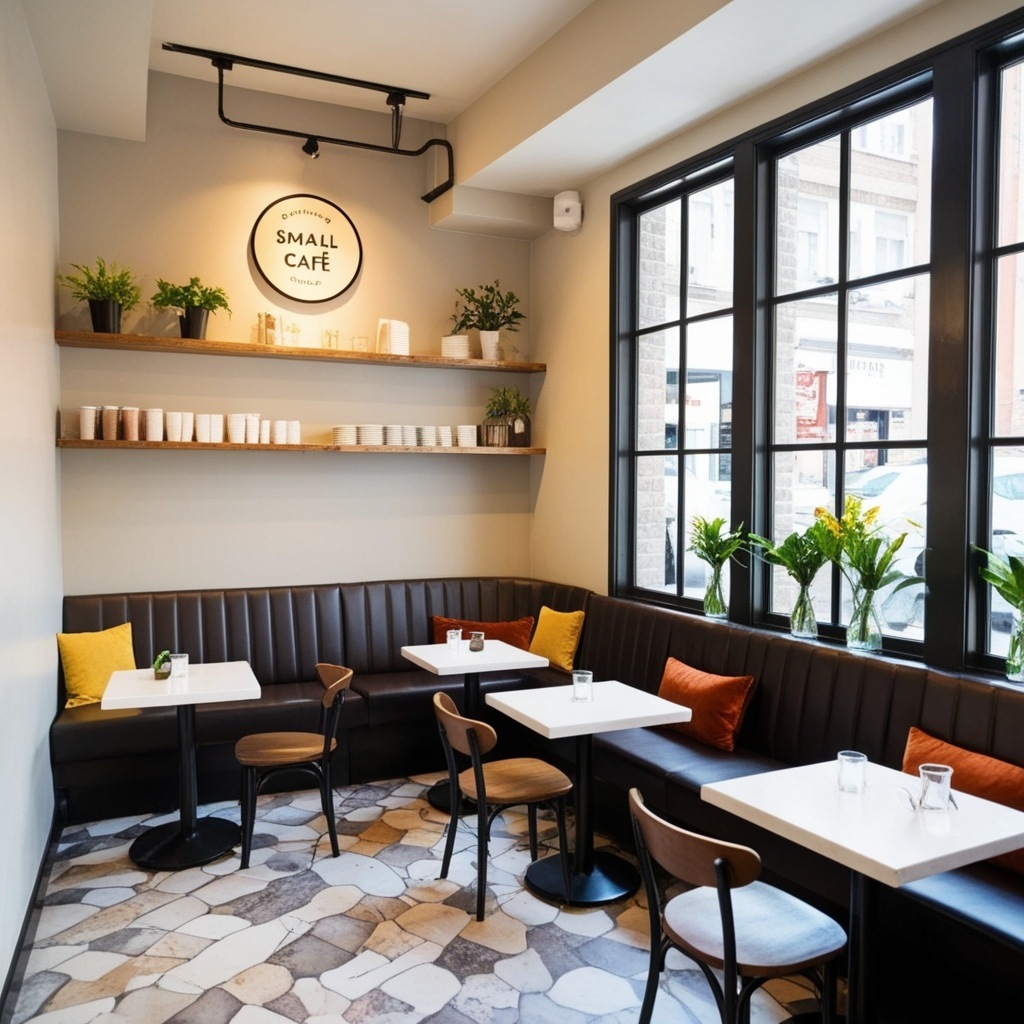 Best Small Cafe Interior Design Ideas - Transform Your Space | Paintit.ai - 2