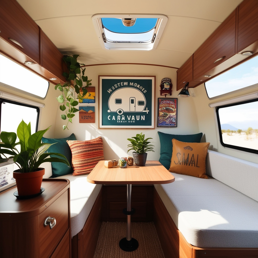 Small Caravan Interior Design Ideas - Best solution from Paintit.ai - 6