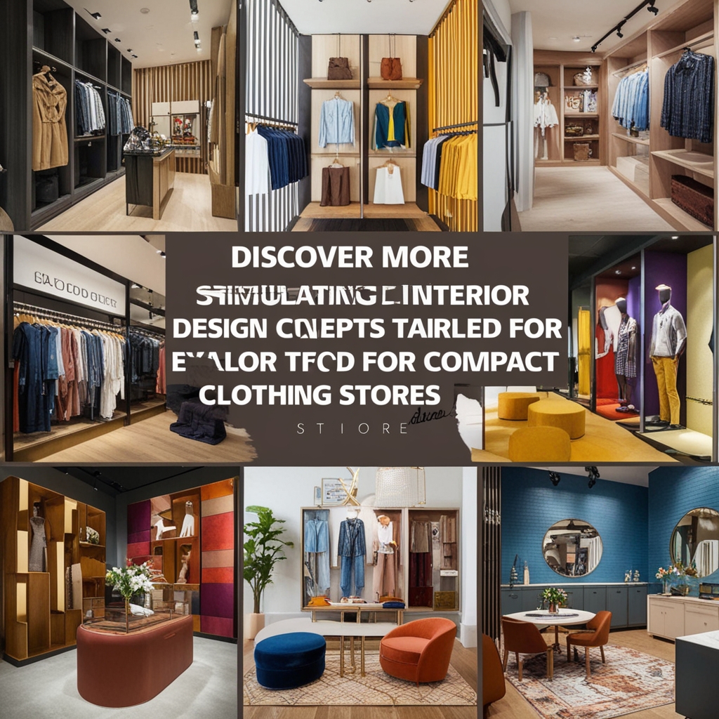 Small Cloth Shop Interior Design Ideas - Best solution from Paintit.ai - 5