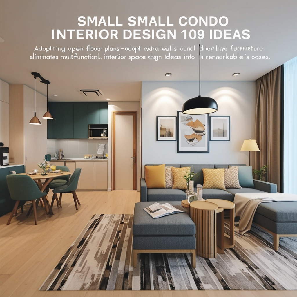 Small Condo Interior Design Ideas - Best solution from Paintit.ai - 2
