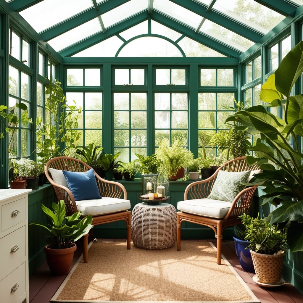 Top Small Conservatory Interior Design Ideas - Transform Your Space | Paintit.ai - 2