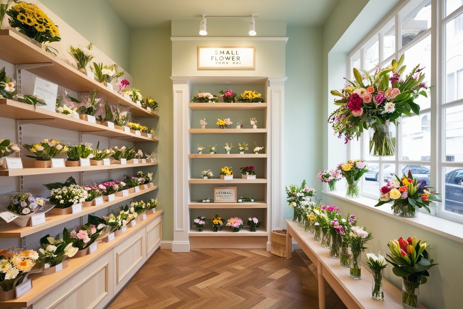Best Small Flower Shop Interior Design Ideas - Transform Your Space | Paintit.ai - 1