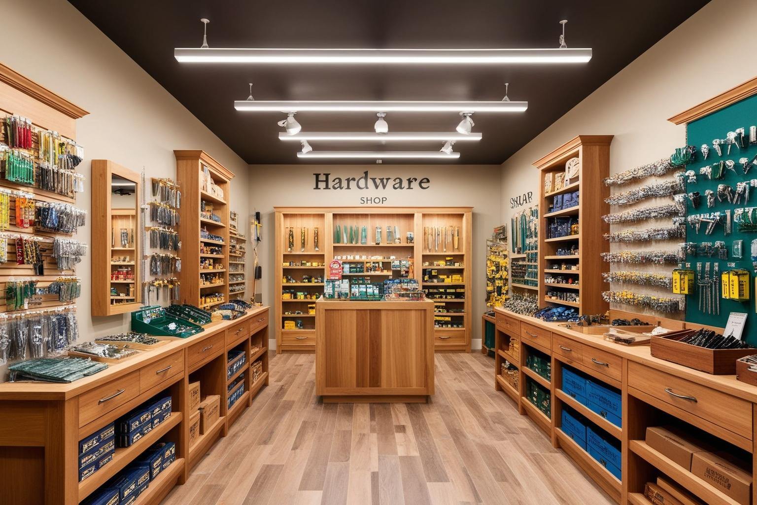 Best Small Hardware Shop Interior Design Ideas - Transform Your Store Today | Paintit.ai - 1