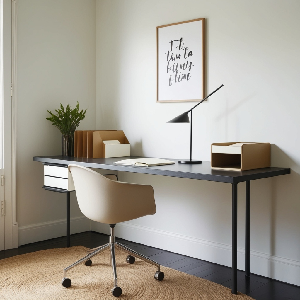 Best Small Home Office Interior Design Ideas - Get Inspired | Paintit.ai - 4