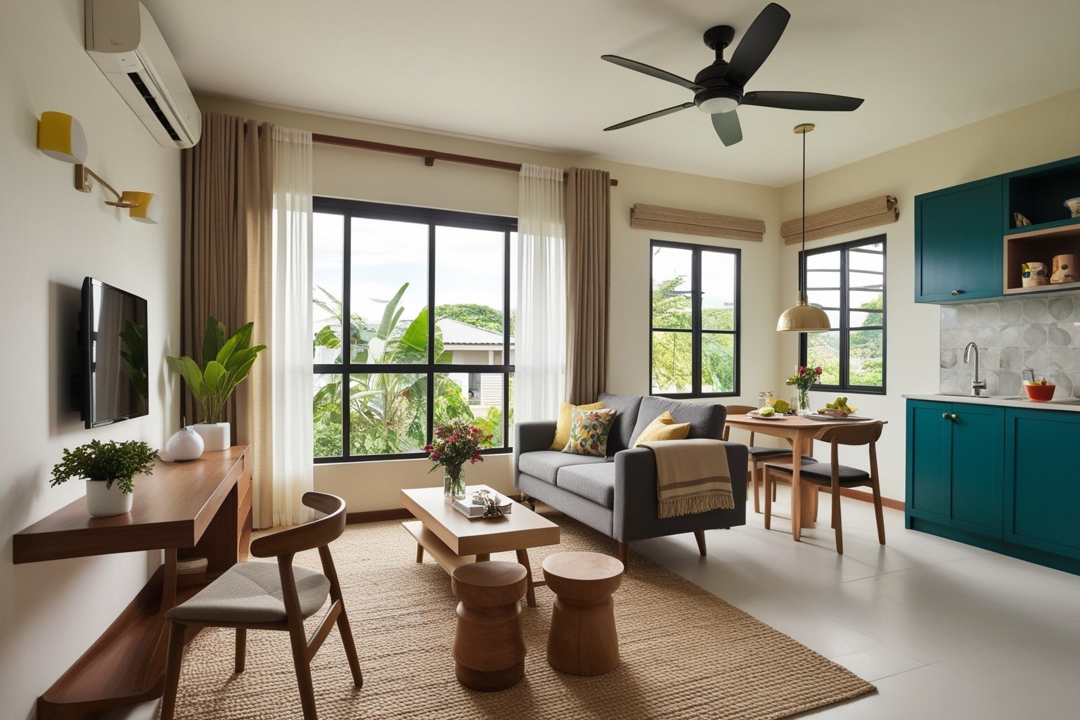 Best Small House Interior Design Ideas Philippines - Get Inspired Today | Paintit.ai - 1