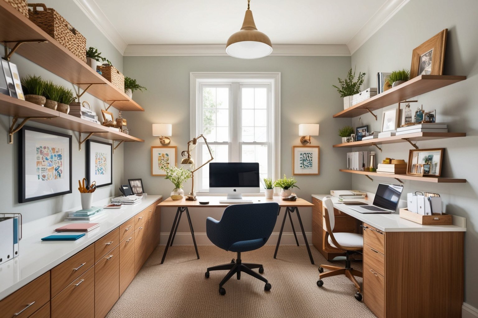 Best Small Office Interior Design Ideas - Discover Your Perfect Workspace | Paintit.ai - 1