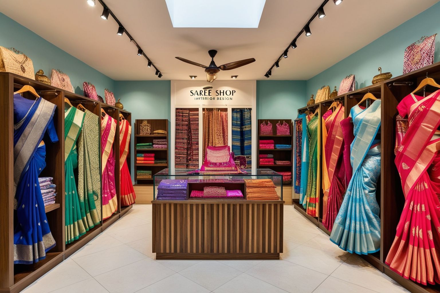 Top Small Saree Shop Interior Design Ideas - Transform Your Store Now | Paintit.ai - 1